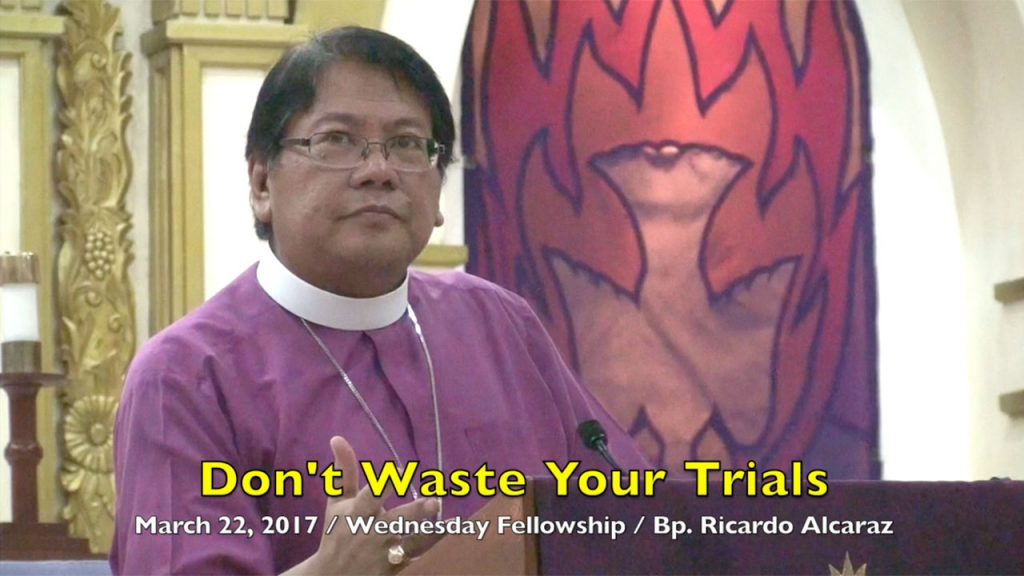 3-22-2017 Bishop Ricardo Alcaraz Teachings