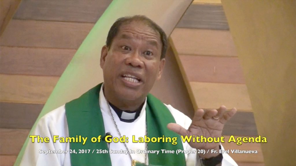 9-24-2017 Fr. Erel Villanueva Homily