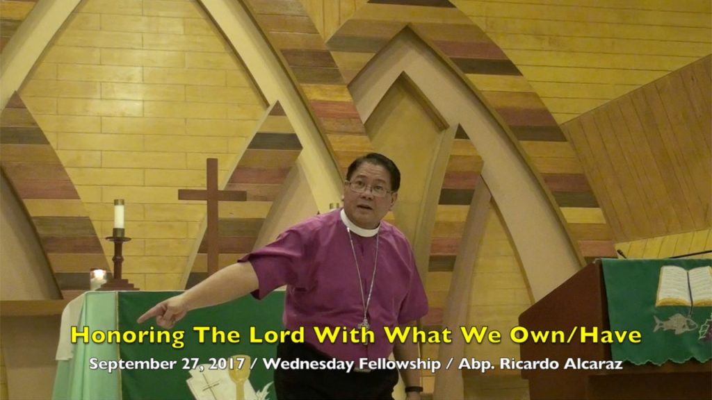 9-27-2017 Abp. Ricardo Alcaraz Teaching Sermon