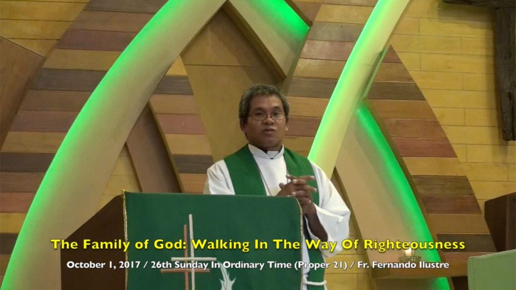 10-1-2017 Fr. Fernando Ilustre Homily