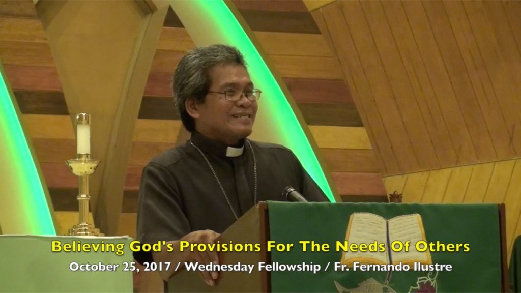 10-25-2017 Fr. Fernando Ilustre Sermon