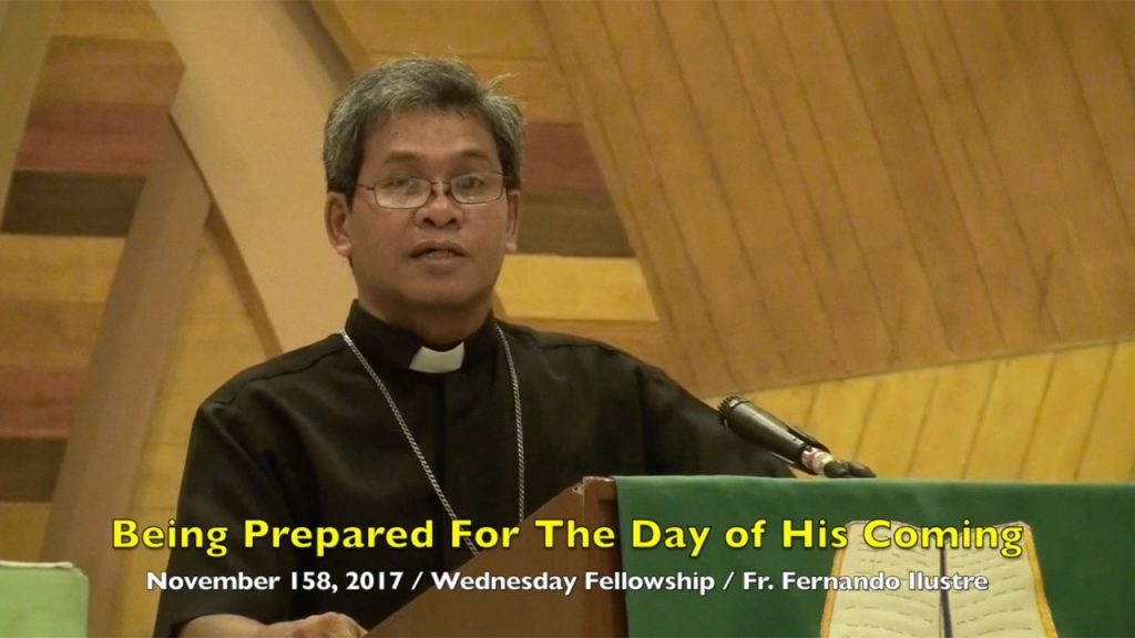 11-15-2017 Fr. Fernando Ilustre Sermon