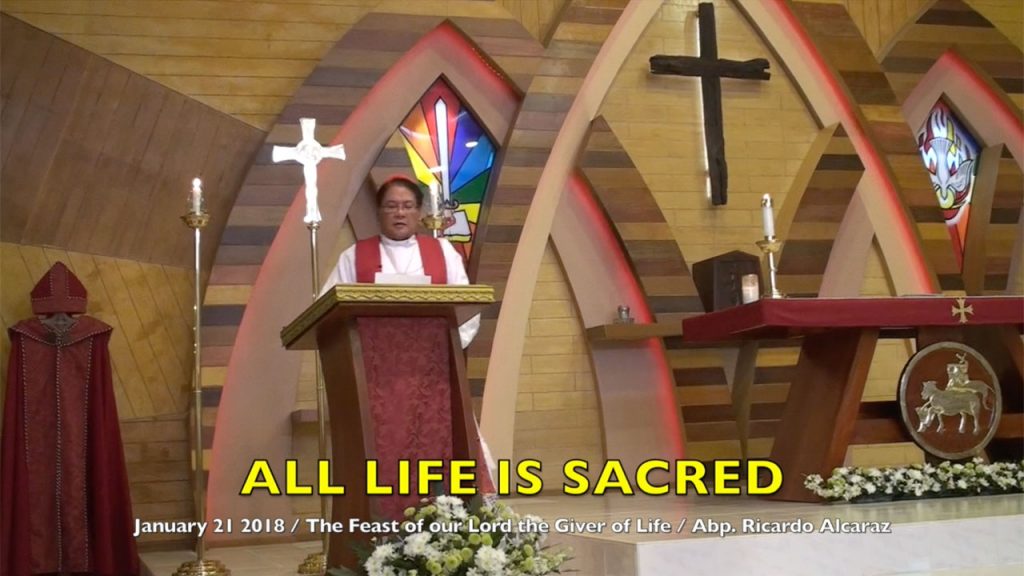 1-21-2018 Abp. Ricardo Alcaraz Homily