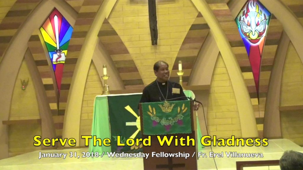 1-31-2018 Fr. Erel Villanueva Sermon