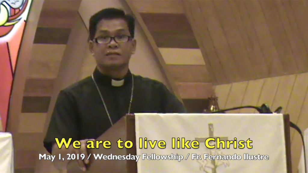 5-1-2019 Fr. Fernando Ilustre Teaching