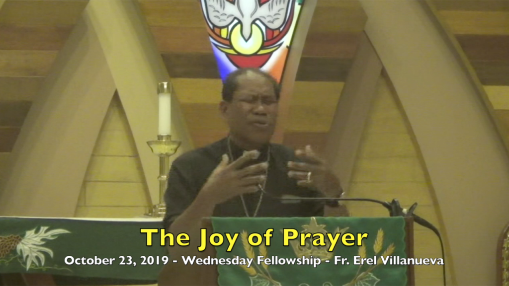 10-23-2019 Fr. Erel Villanueva Sermon