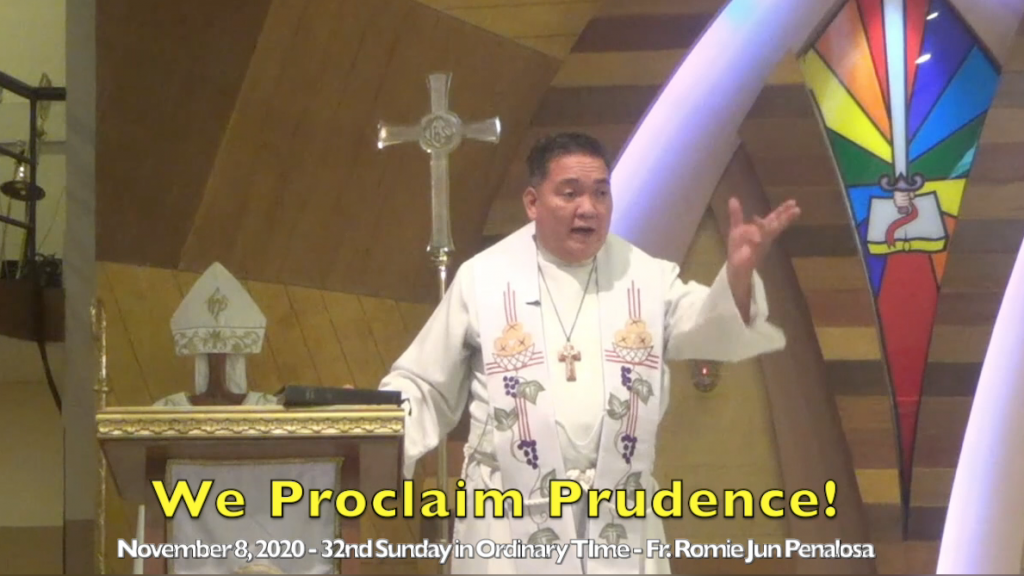 11-08-2020 Fr. Romie-Jun Penalosa Homily