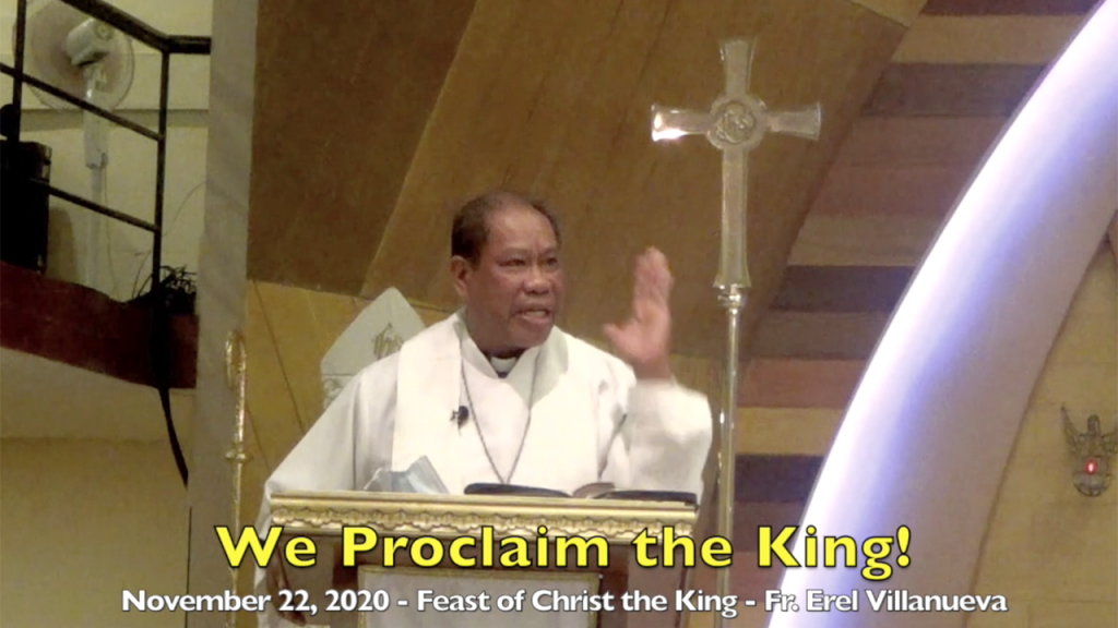 11-22-2020 Fr. Erel Villanueva Homily